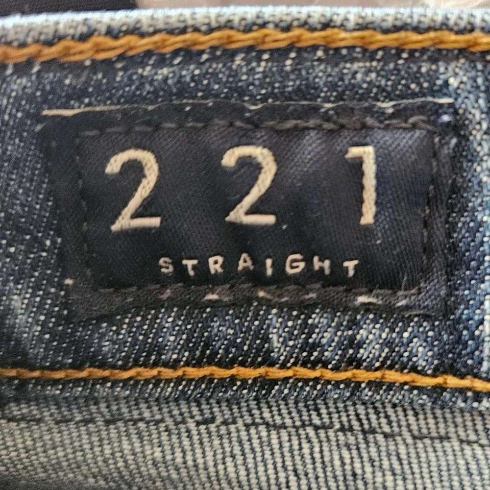 Lucky Brand 221 Straight Leg Mens Jeans 30x32 Medium Wash Blue Denim